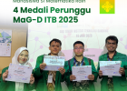 Mahasiswa Matematika FMIPA Unand Raih Empat Perunggu di Ajang Nasional MaG-D 2025 ITB