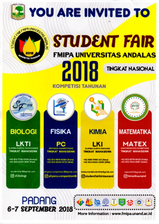 Kompetisi Tahunan Student Fair 2018