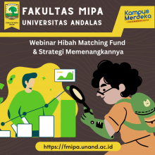 Alokasi Dana Hingga 1 Triliun,  Fakultas MIPA Unand Siapkan Para Penelitinya  Raih Hibah Matching Fund 2023   