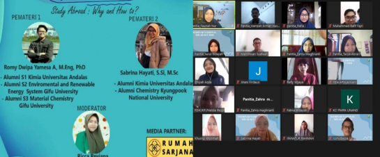 Geliat Mahasiswa FMIPA Unand, Dari Sumbar untuk Indonesia dan Dunia