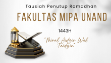 Tausiah Penutup Ramadhan 1443 H/2022 M Oleh Dekan Fakultas MIPA