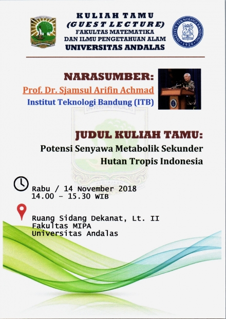 Kuliah Umum bersama Prof. Dr. Sjamsul Arifin Achmad